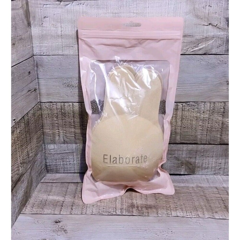 Self Adhesive RABBIT EAR BREAST LIFT Backless Push Up Bra Invisible Nipple Cover